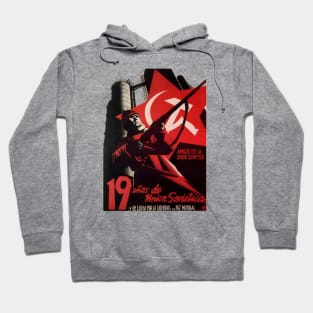 "Friends of the Soviet Union, 19 Years of Soviet Union" Soviet Poster Hoodie